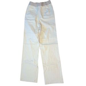 Fear of God Essentials Cream Wide-Leg Pants XS
